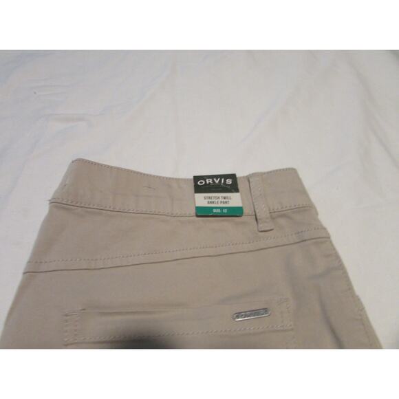 NWT Orvis Women's Stone Stretch Twill Ankle Pant Size 12 - Picture 2 of 6